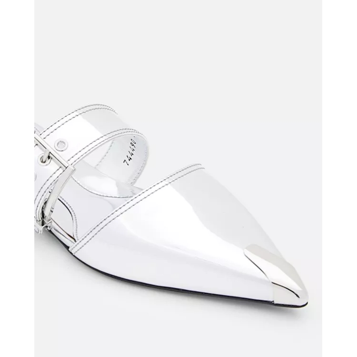 サンダル・ミュール ALEXANDER MCQUEEN MIRROR POINTED OPEN BACK SANDALS Alexander McQueen | Shoes | Alexander Mcqueen Mirror Pointed