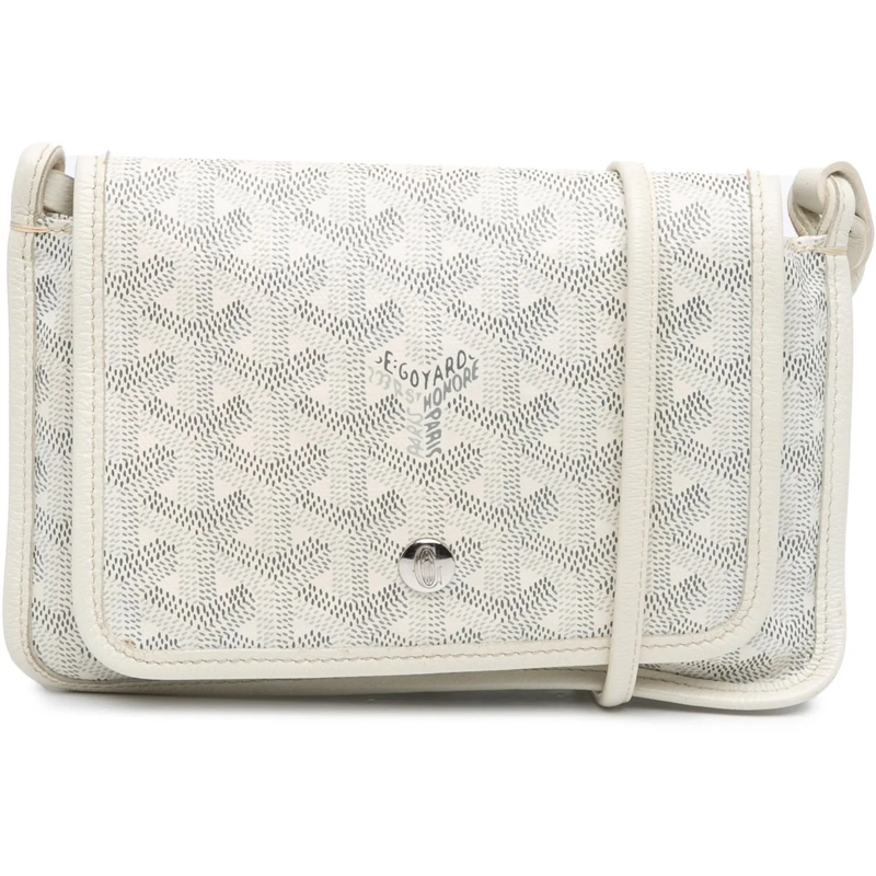 GOYARD Sac à bandoulière Goyardine Plumet Pocket Wallet weiß