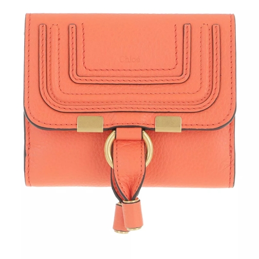 Chloé Marcie Wallet Radiant Orange Bi-Fold Portemonnaie