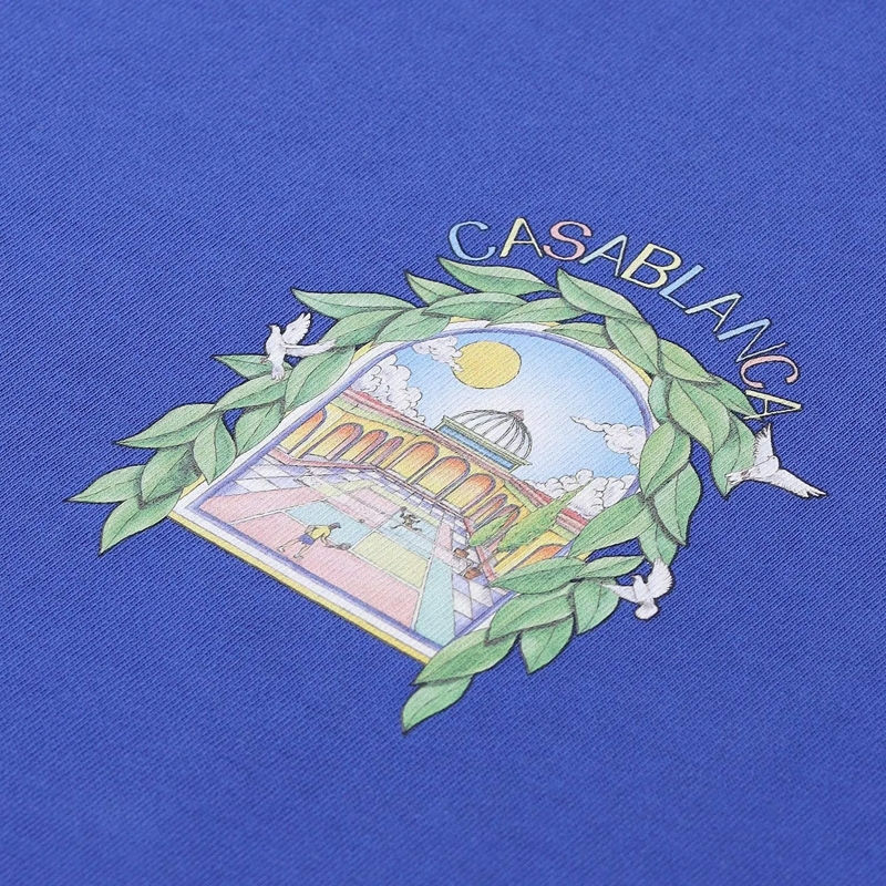 Casablanca T-shirt T-Shirt mit Print blau(Image 4)