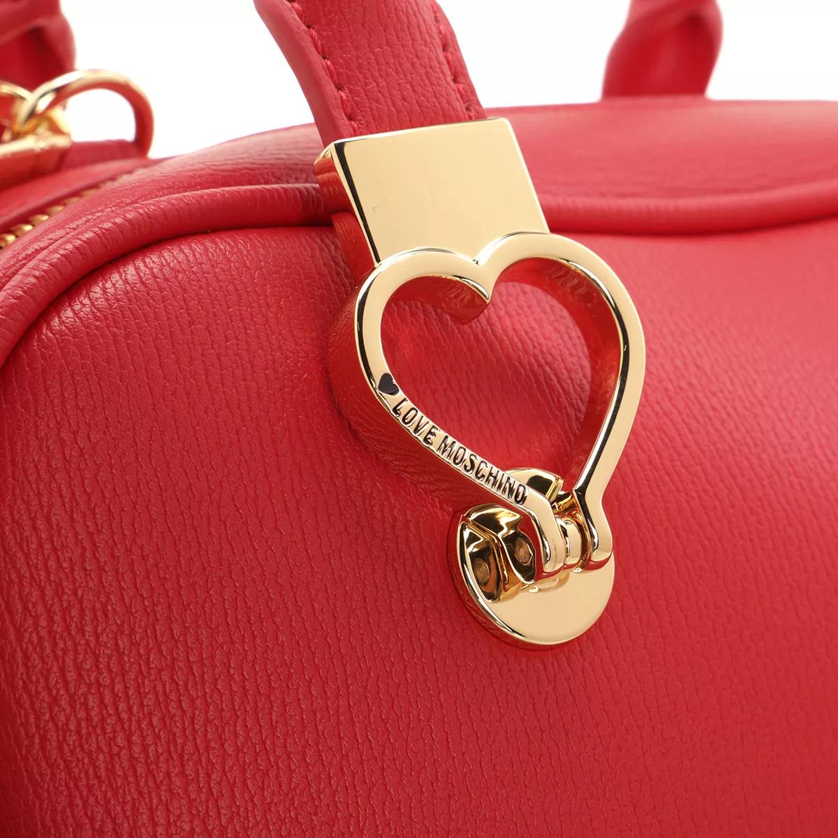 Love Moschino Satchels Borsa Pu Rosso in rood