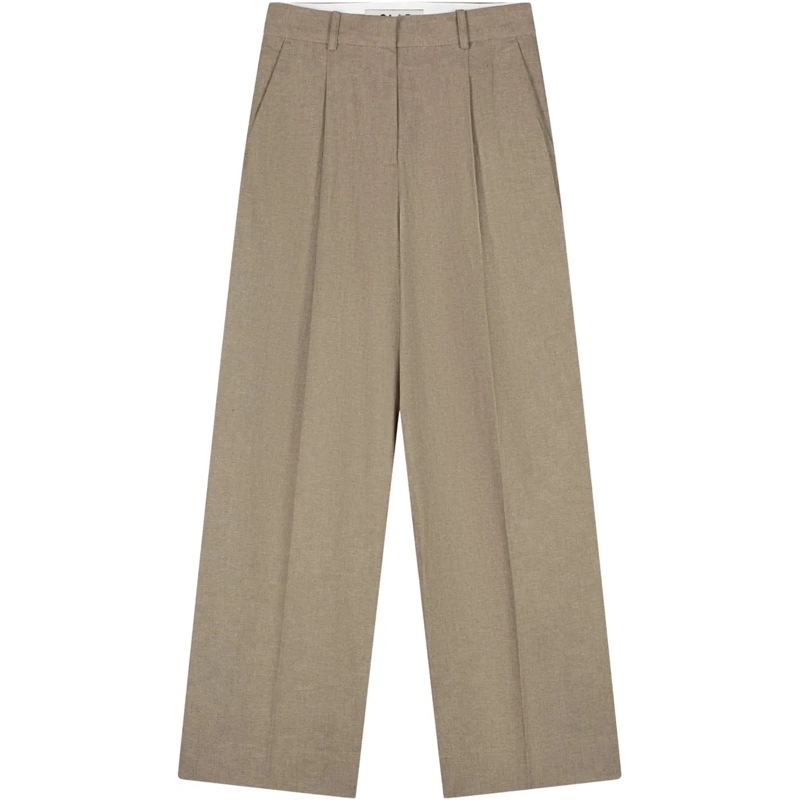 ØLÅF Hose Olaf Linen Tailored Trousers Pantalons Taupe W2404 taupe