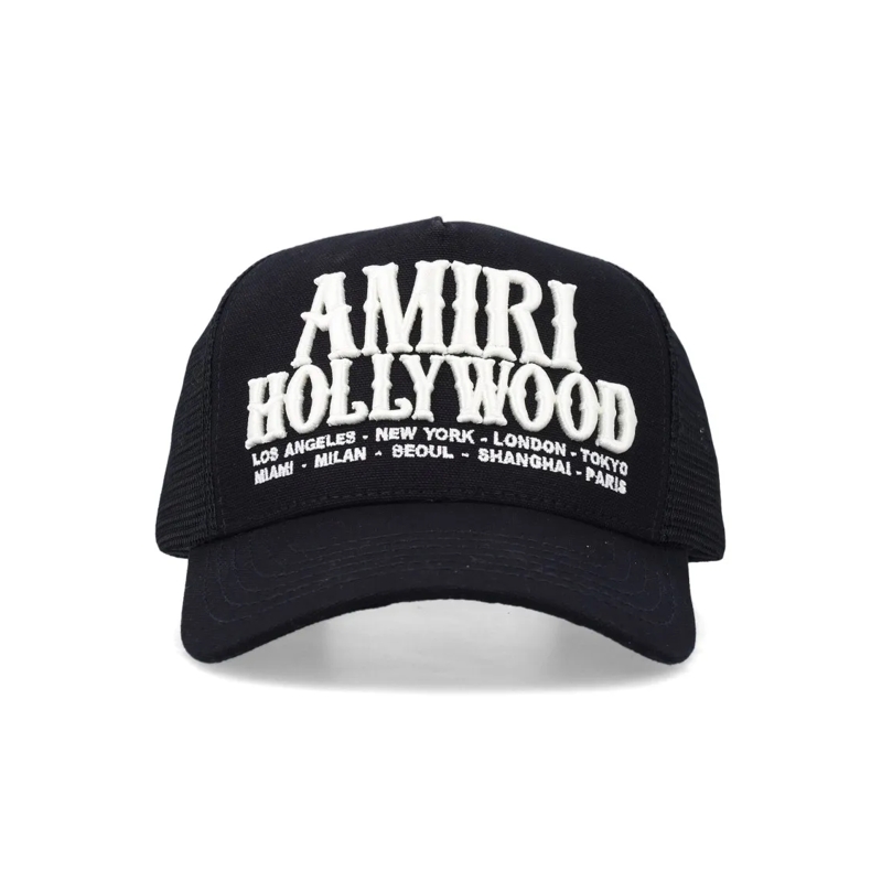 Amiri Hoed Hollywood Trucker Hat Black