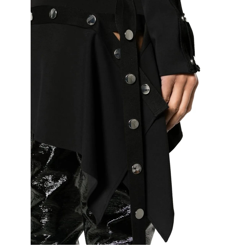 The Attico Midikleid mini dress black schwarz(Image 4)