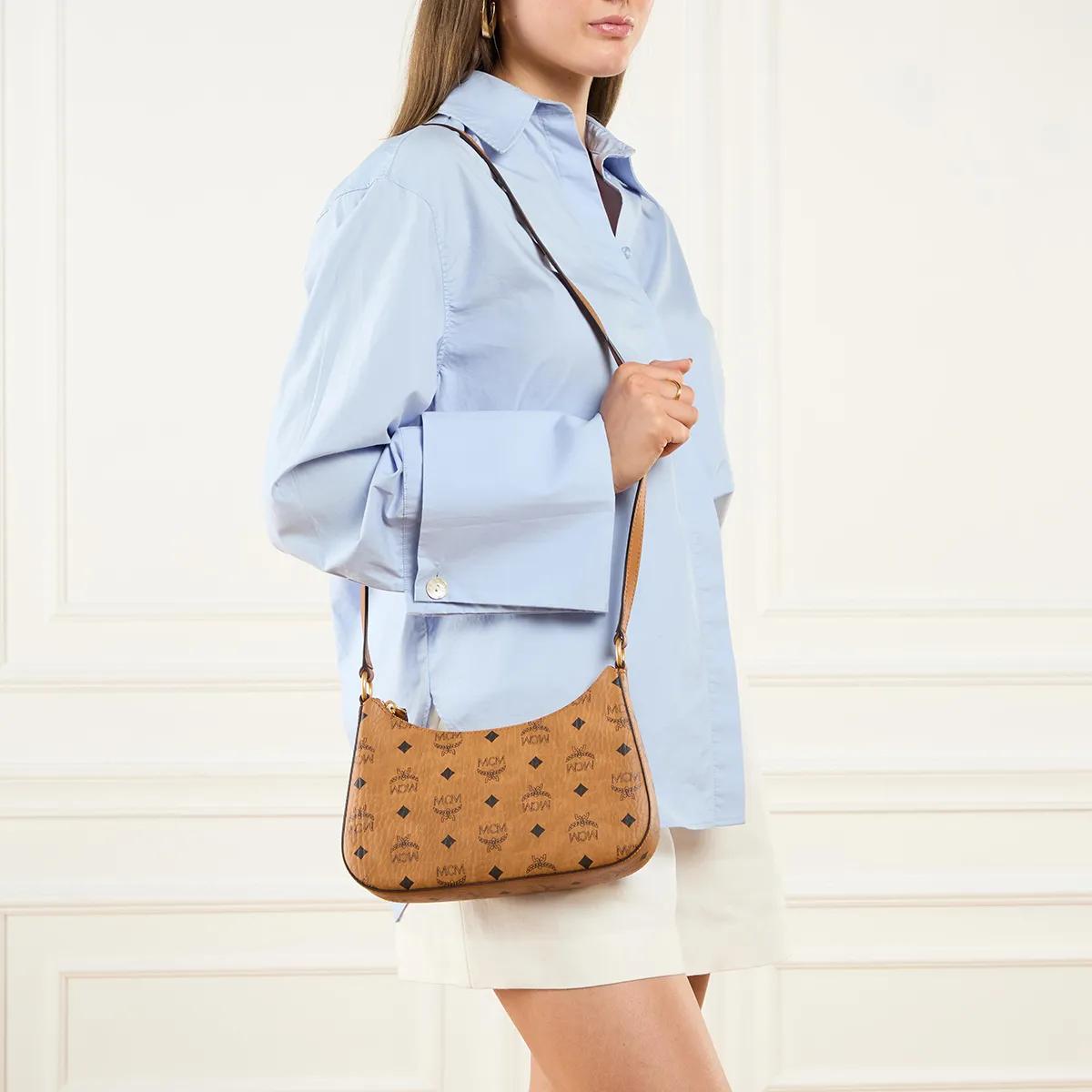 MCM Hobo bags Aren Vi Hobo Sml Co in bruin