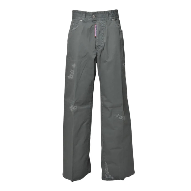 デニム・ジーパン Dsquared2 9 To 5 Flare Jeans In Sage Green Cotton Dsquared2 9 To 5 Flare Jeans In Sage Green Cotton Grey | Jeans