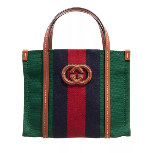 Gucci Mini Interlocking G Tote Bag Green Tote