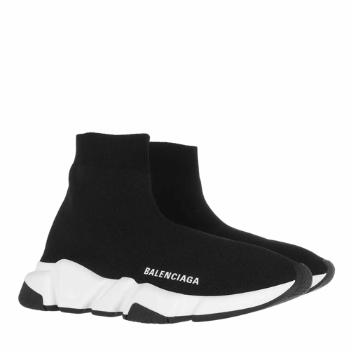 Balenciaga Speed LT Knit Sneaker  Black White Slip-On Sneaker