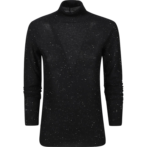 Fabiana Filippi Sweatshirts Turtle Neck Sweater Black schwarz