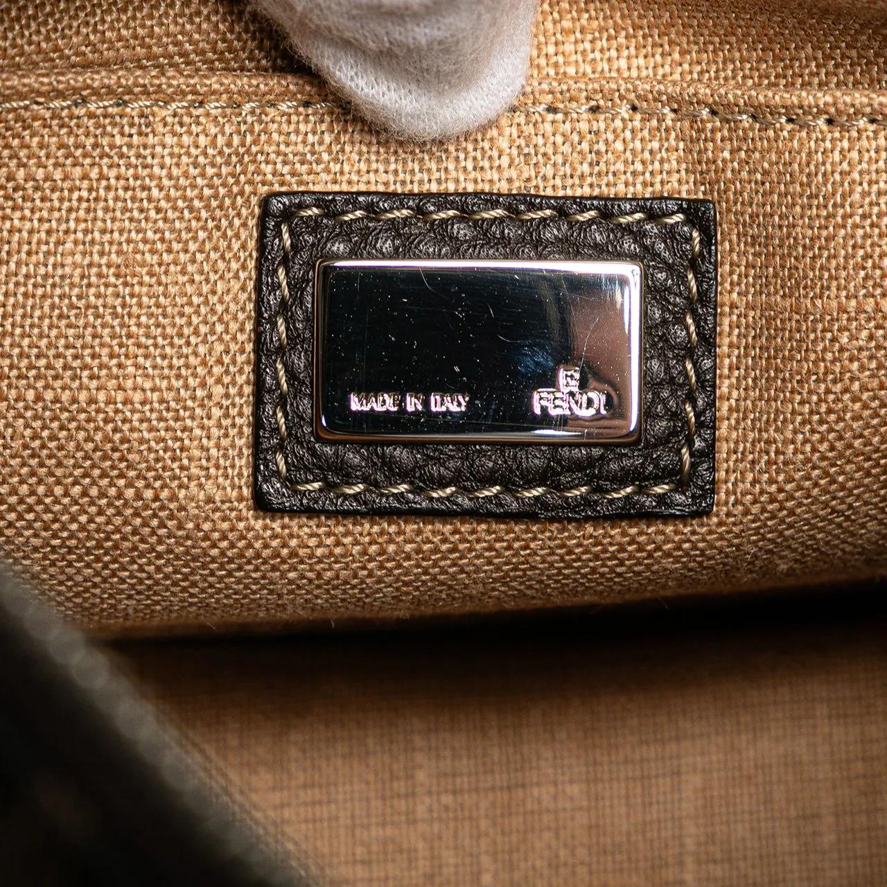 Thumbnail - Fendi Crossbody Bags - Mini Zucca Canvas Selleria Boston Bag - Gr. unisize - in Braun - für Damen