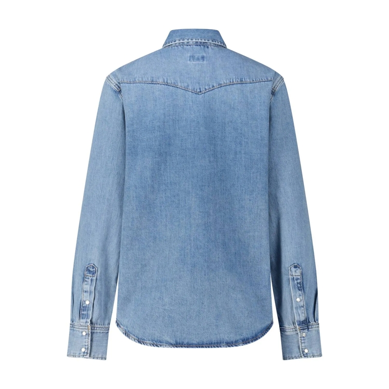 Adriano Goldschmied Overhemd Overshirt im Denim-Style blau(Image 2)