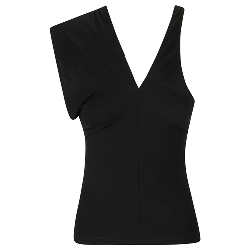 Courrèges Blusen Viscose Top Black