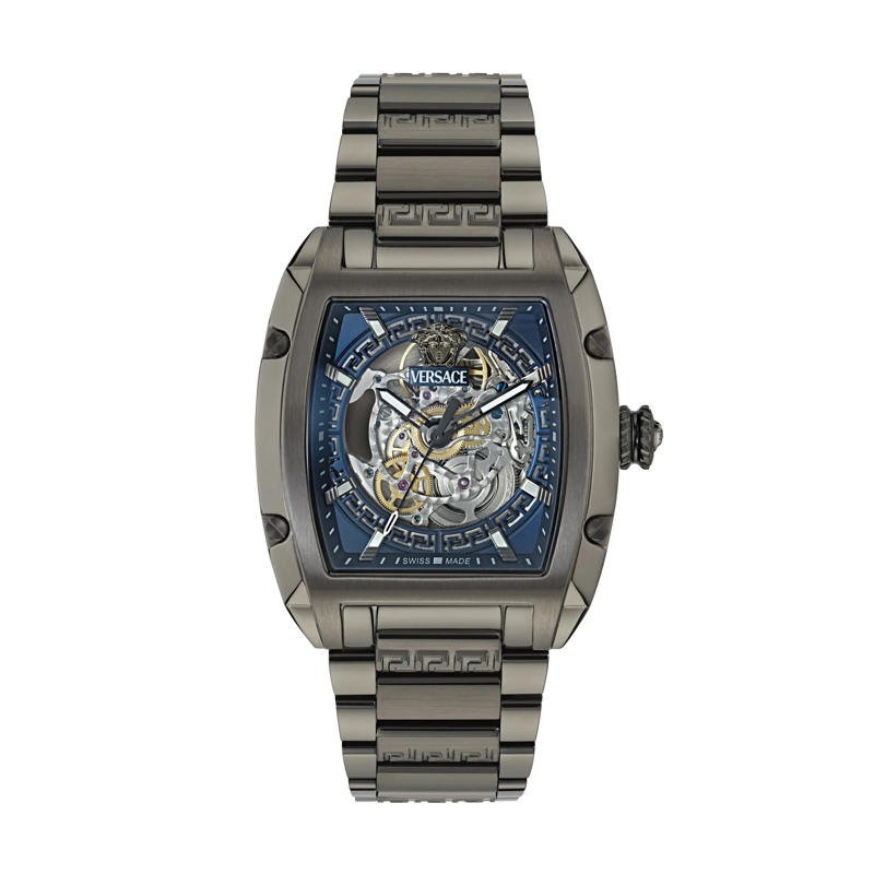 Versace Quarzuhr Automatisch Uhr Dominus Sktl grau