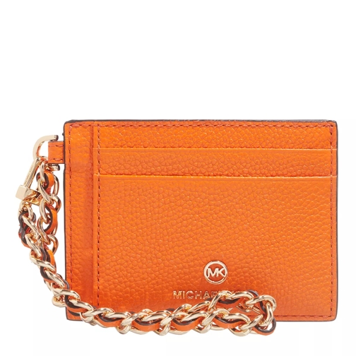 MICHAEL Michael Kors Small Chain Card Holder Apricot Card Case