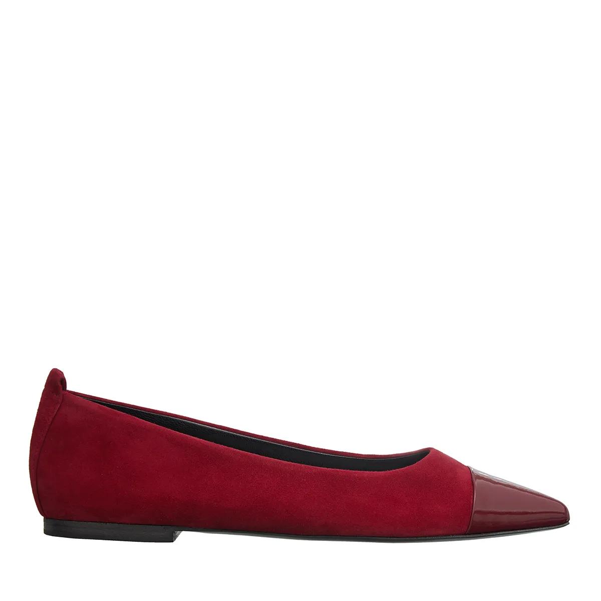 Kennel & Schmenger Ballerinas - Greta - Gr. 41 (EU) - in Rot - für Damen - aus Leder & Leder & Leder & aufgeraut
