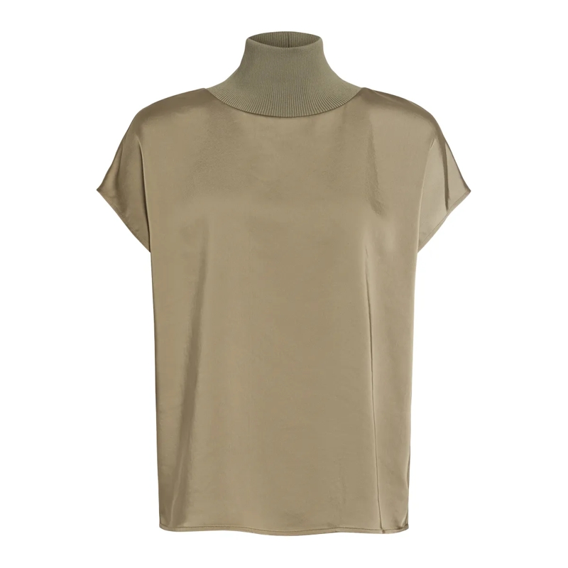 Marc Aurel Top Satin-Top khaki