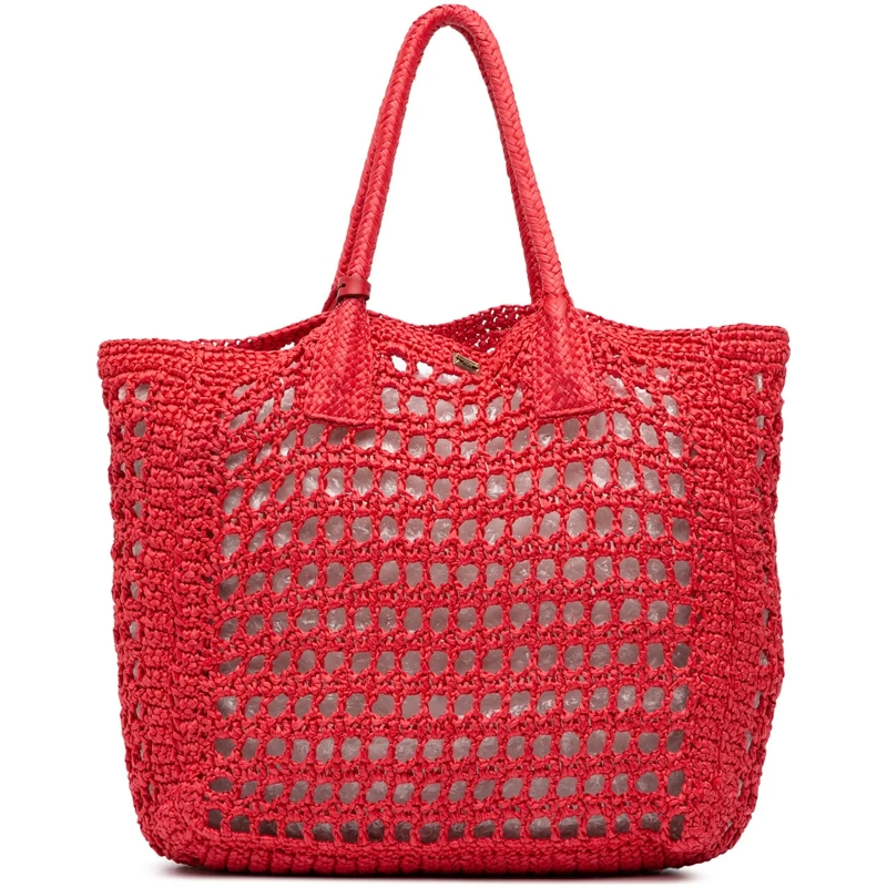 Dolce&Gabbana Shopper Raffia Tote rot