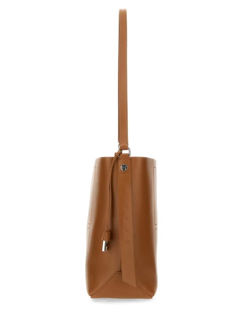 Hogan Hobo bags "Hocket" Medium Hobo Bag in bruin