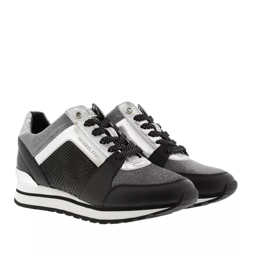 MICHAEL Michael Kors Billie Trainer Black/Silver Low-Top Sneaker