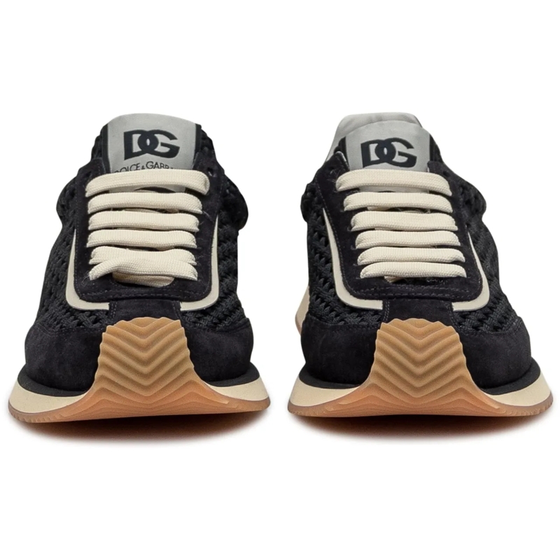Dolce&Gabbana Low-Top-Sneaker Sneaker Intrecciata schwarz(Image 2)