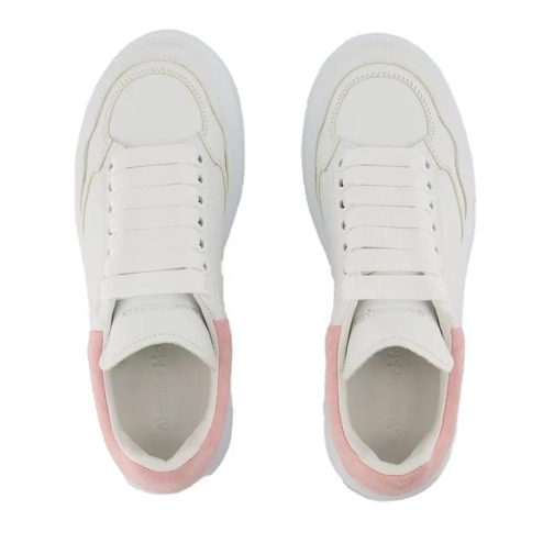 Alexander McQueen sneaker basse Oversized Sneakers - Leather - White/Pink White (Image 4)