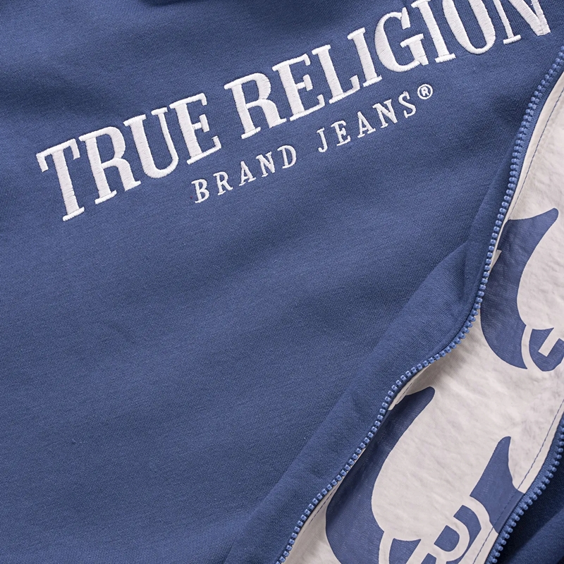 True Religion  Hoodie Zip-Up blau(Image 4)