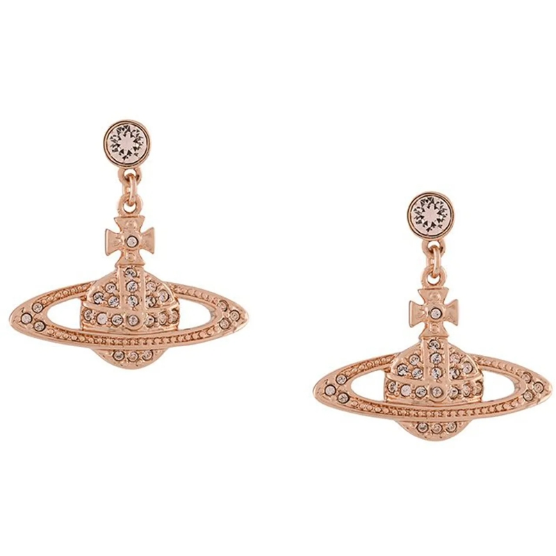 Vivienne Westwood Créoles Bijoux Platiniumvintage Rose rose