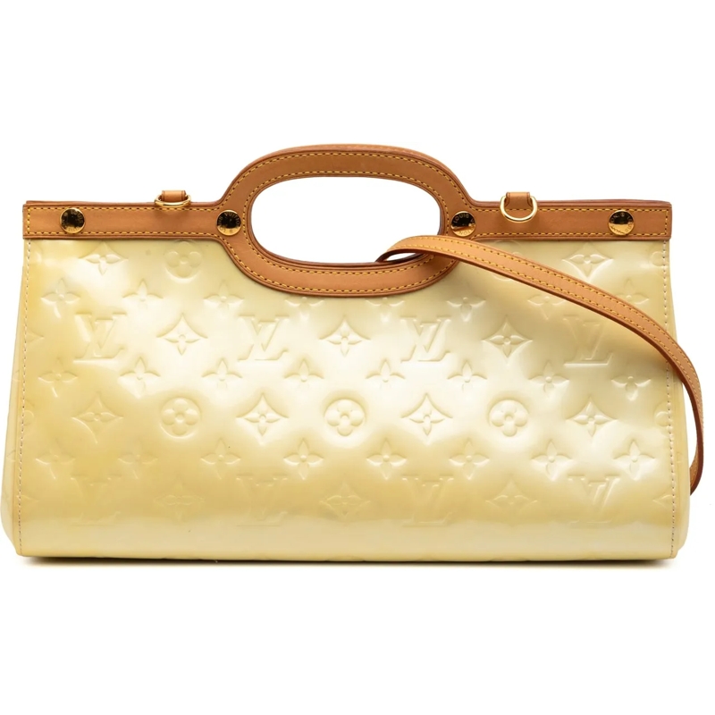 Louis Vuitton Schultertasche Monogram Vernis Roxbury Drive gelb