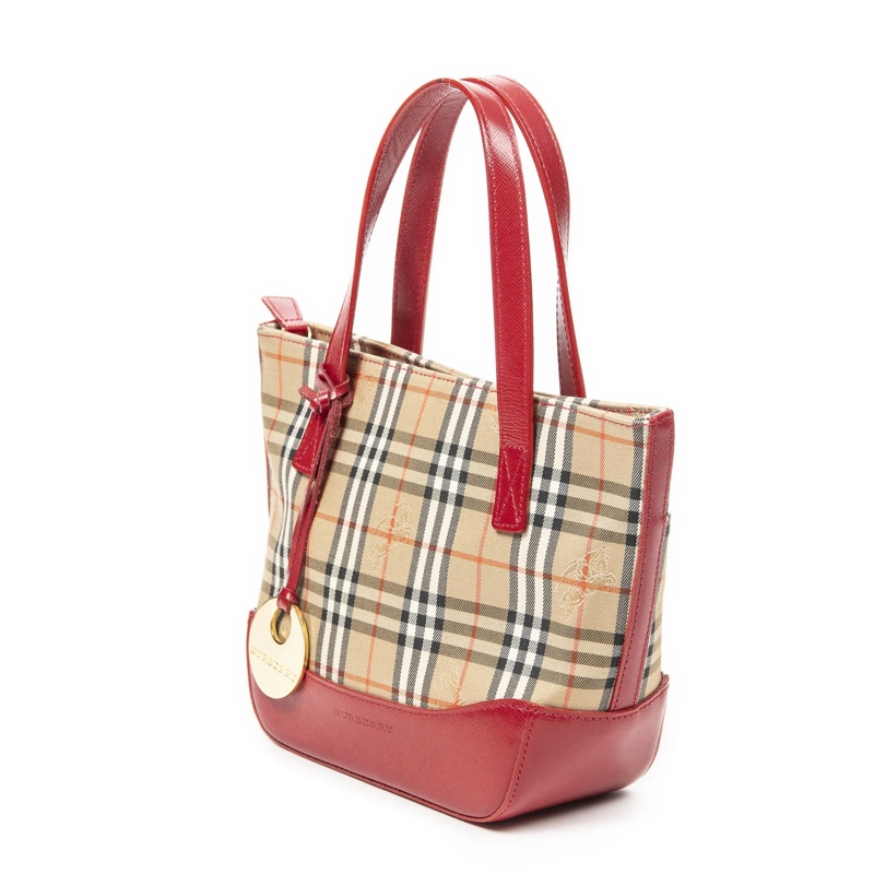 Burberry Crossbody Bag Mini Zip Shopping Tote beige