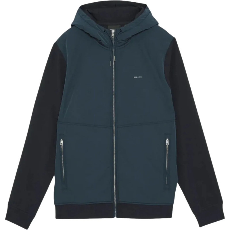 LYLE & SCOTT Daunenjacke Lyle&scott Half Raglan Hybird Hoodies Donkerblauw  blau