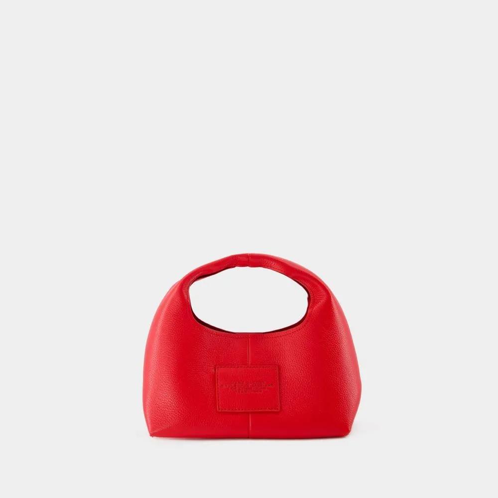 Marc Jacobs Crossbody bags The Mini Sack Purse Leather Red in rood