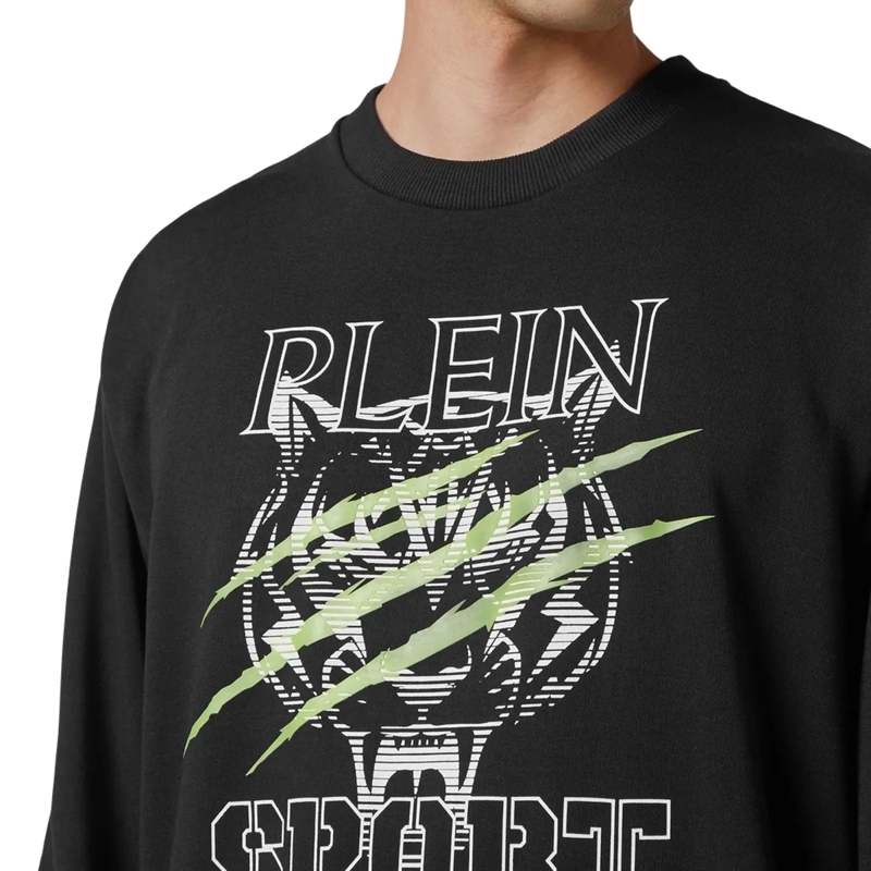 Plein Sport Top Sweatshirt Tiger schwarz(Image 2)