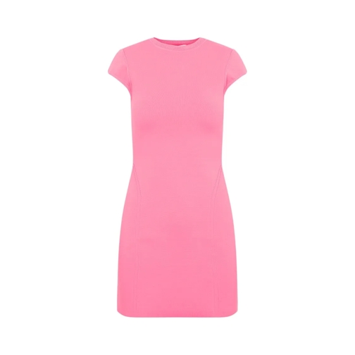 Victoria Beckham Mini-Kleider Pink Cap Sleeve Fitted Mini Dress Pink