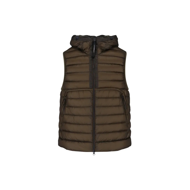 CP Company Daunenjacke "Goggle Down" Padded Vest Brown
