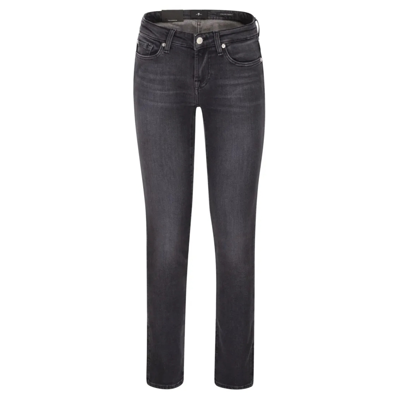 Seven for all Mankind Jeans Low-Rise Skinny Jeans Black