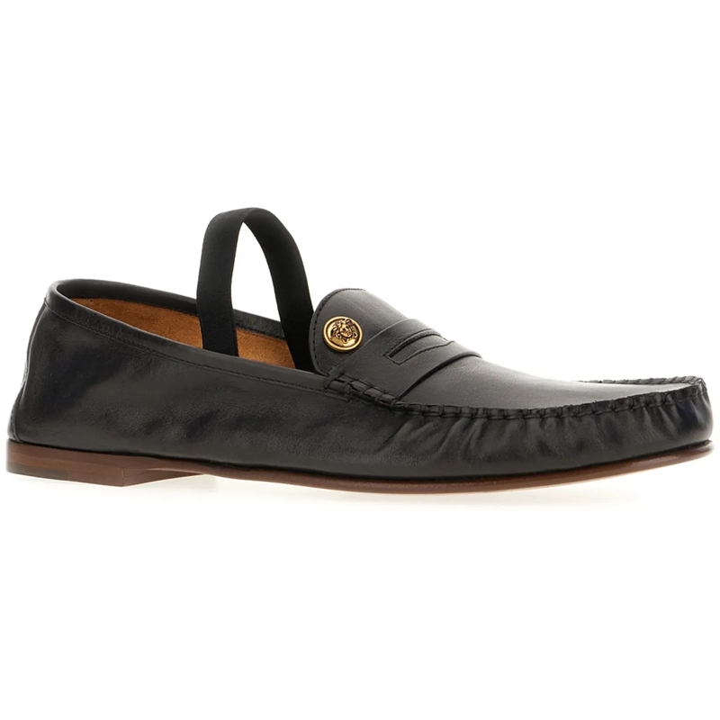 Versace Loafer Versace Black leather loafers schwarz(Image 2)
