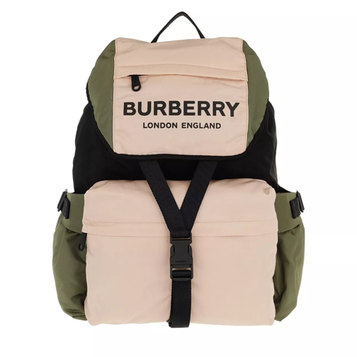 Burberry Logo Print Backpack Rose/Beige Zaino