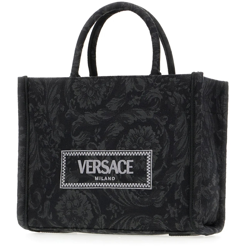 Versace Tote Versace Embroidered fabric handbag mehrfarbig(Image 2)