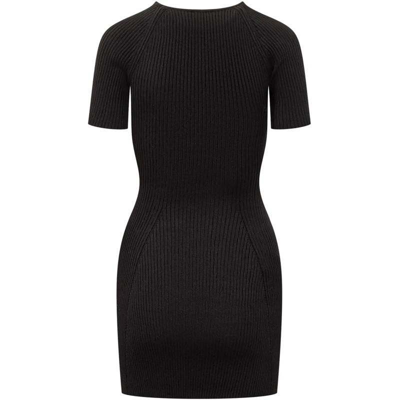 Courrèges Mini-robe Abito Slash schwarz(Image 2)