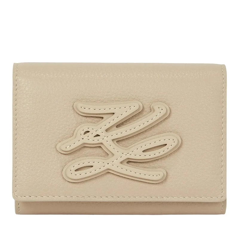 Karl Lagerfeld Geldbörse MEDIUM K/AUTOGRAPH PATCH BIFOLD Geldbörse braun