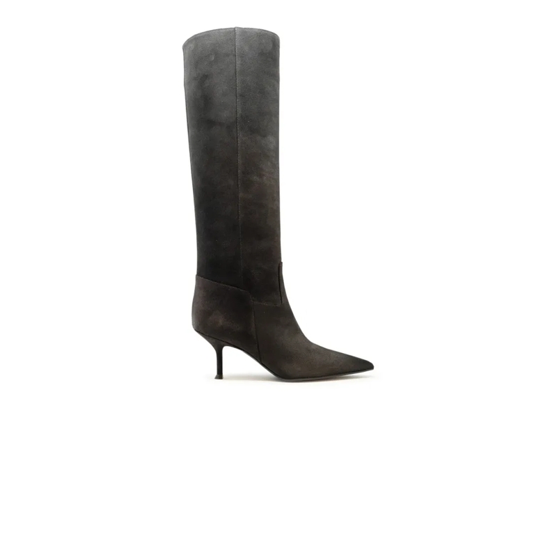 LELLA BALDI Stiefel Le2619 Black Leather Boots Black