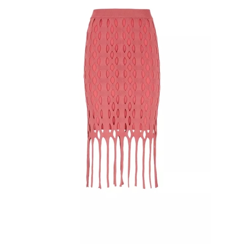 Pinko Terracotta Skirt Pink 