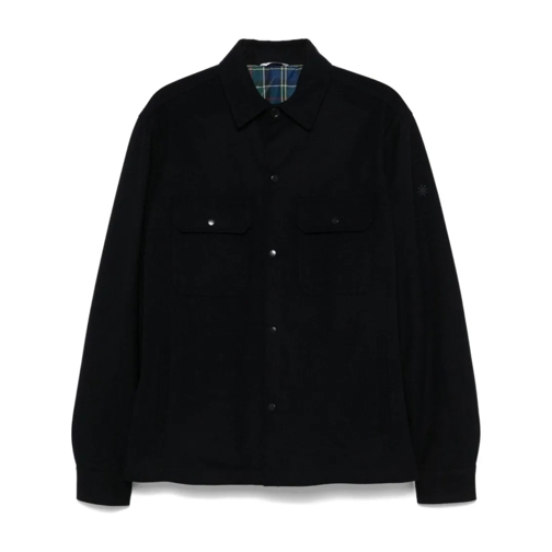 Manuel Ritz Overgangsjas Logo Overshirt Black