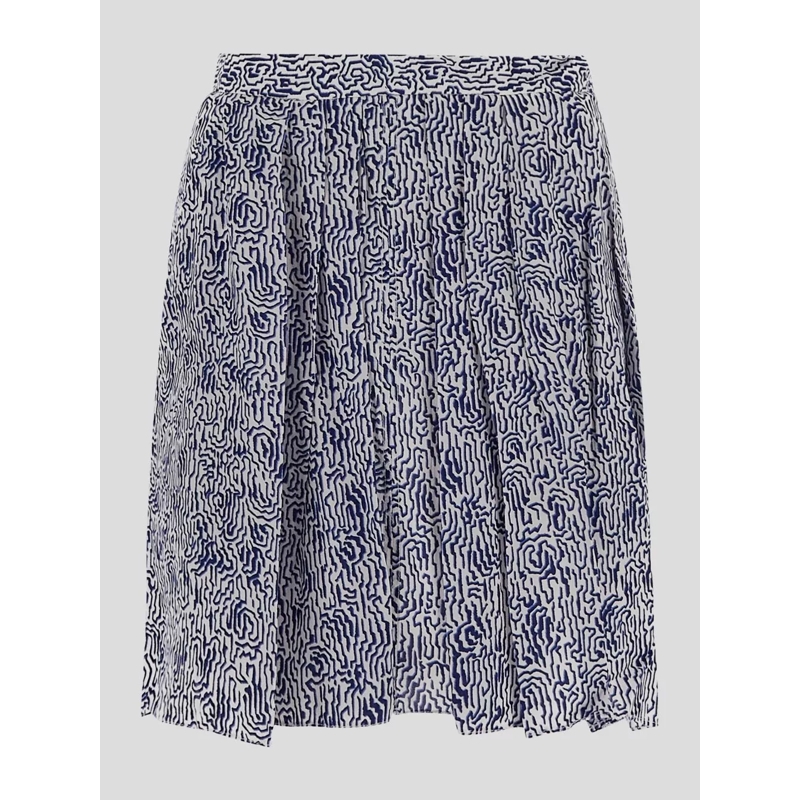 Isabel Marant  Minirock Violaine mit All-Over Print blau