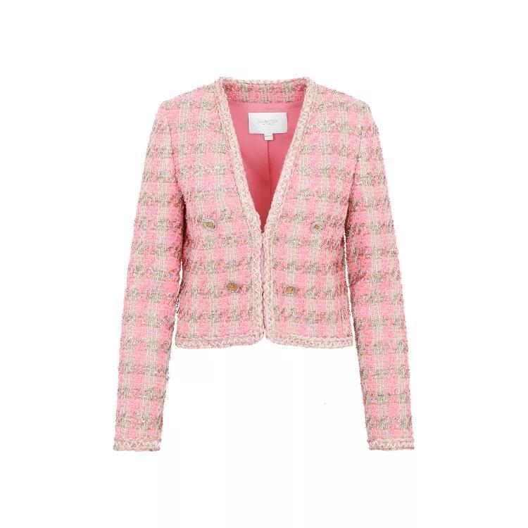 Giambattista Valli - Rose Gold Polyamide Jacket - Größe 38 - pink