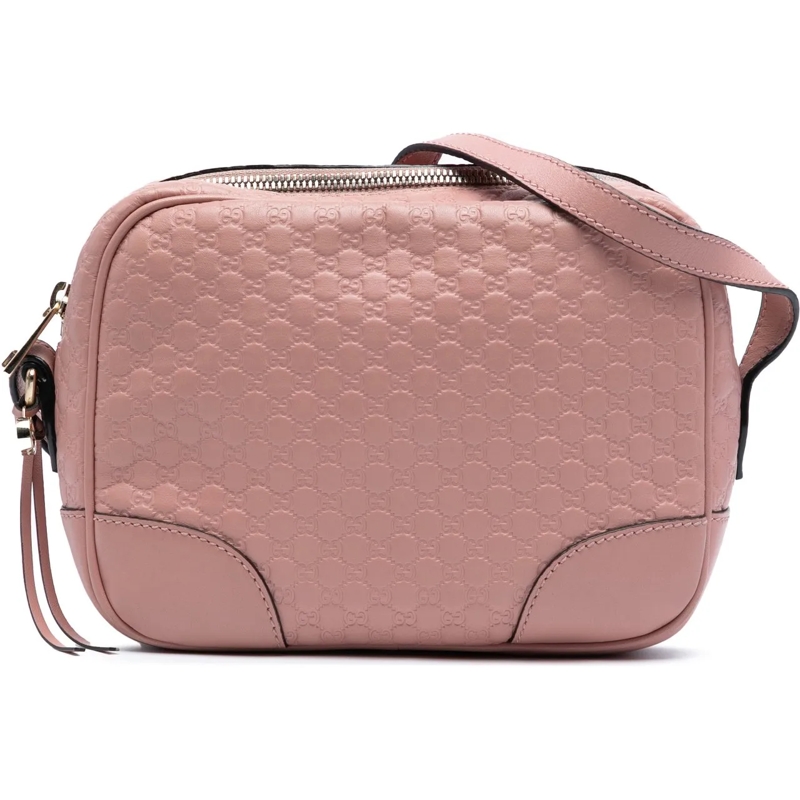 Gucci Sac à bandoulière Microguccissima Bree Crossbody rose
