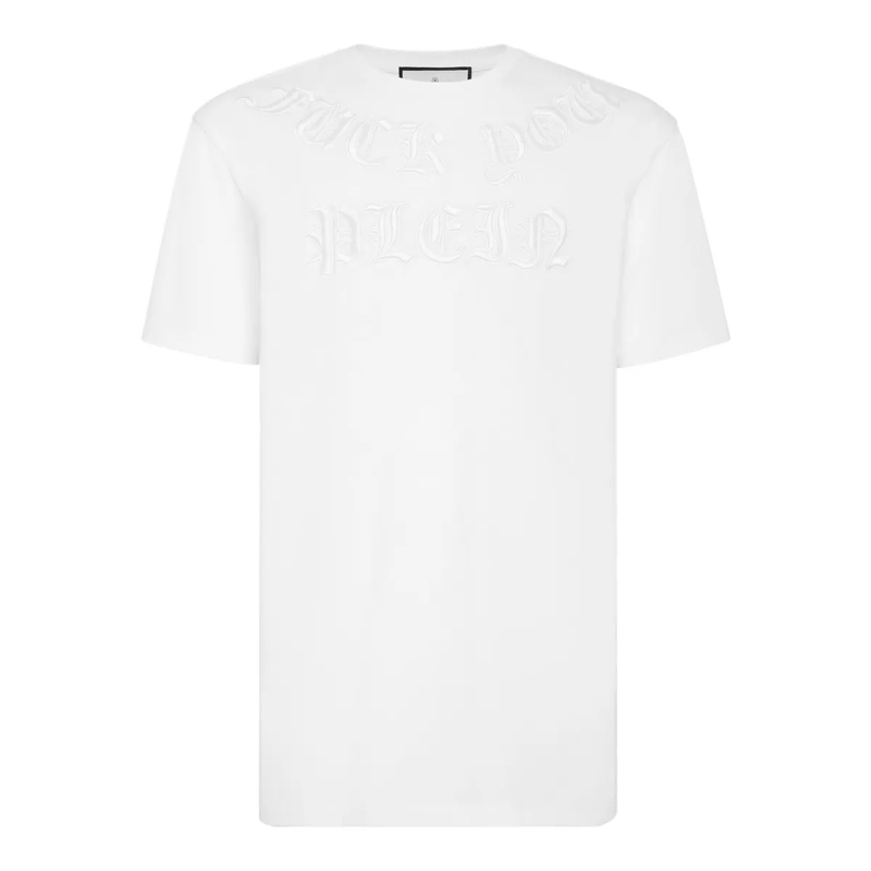 Philipp Plein T-Shirt T-Shirt Gothic Plein weiss