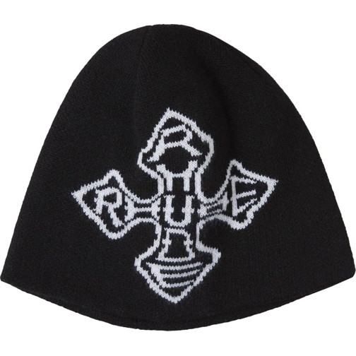 Rhude  Cross Logo Beanie schwarz