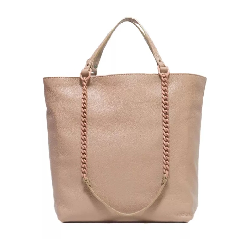Gianni Chiarini Fourre-tout Gaia Leather Hemp Bag Brown