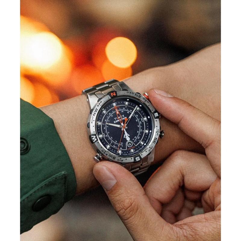 Timex Chronograph Quarz-Analoguhr Expedition Tide-Temp-Compass silber(Image 3)